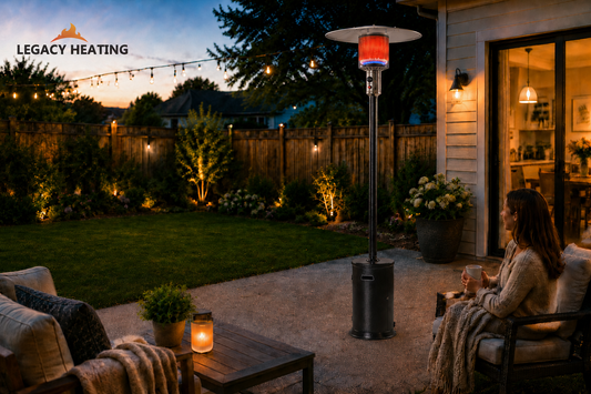 How a Standing Patio Heater Changes the Way You Use Your Backyard