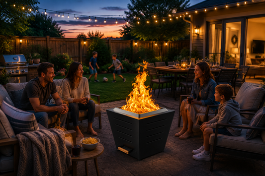 This July 4th Weekend, Our Backyard Fire Pit Just Let Us Stay Outside a Little Longer