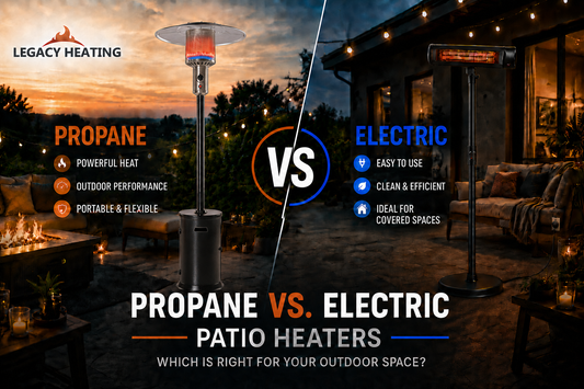 Propane vs Electric Patio Heater: How to Choose the Right Outdoor Heater for Your Space