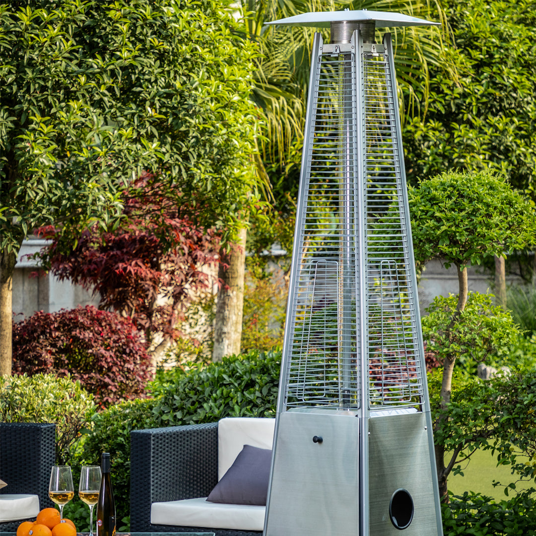Outdoor Flame Heater - Stainless Steel