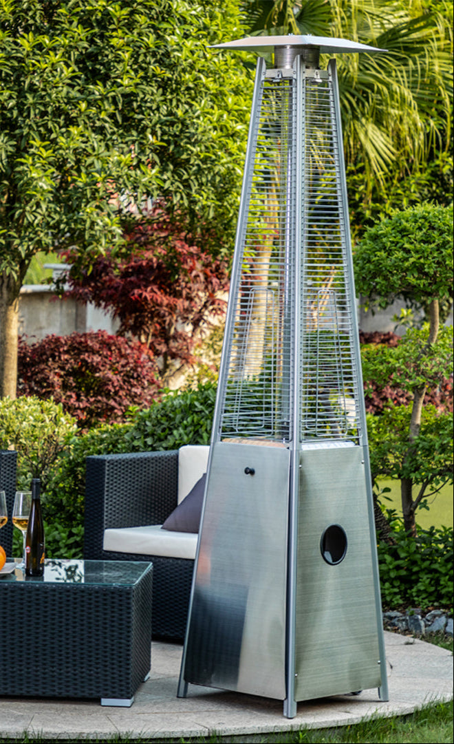 Outdoor Flame Heater - Stainless Steel