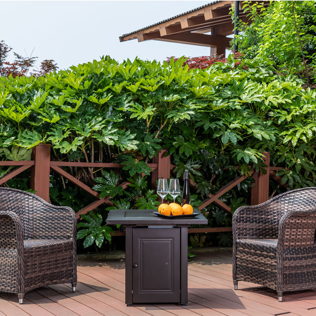 28 In Gas Fire Pit - Mocha