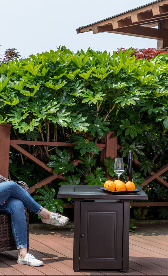 28 In Gas Fire Pit - Mocha