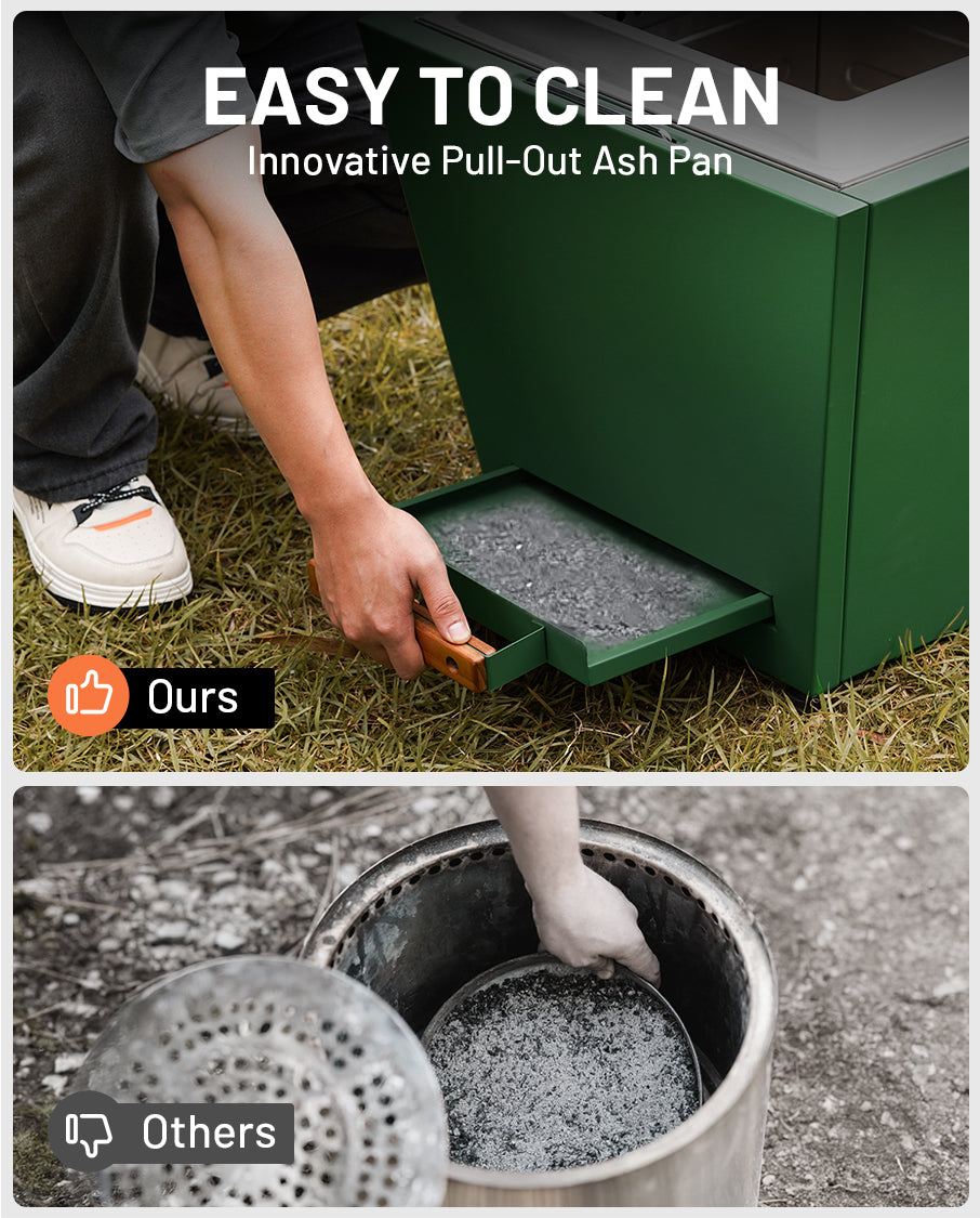 20 In Smokeless Fire Pit, Flat