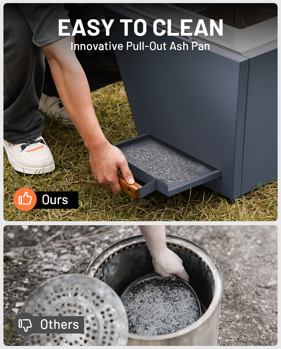 20 In Smokeless Fire Pit, Flat