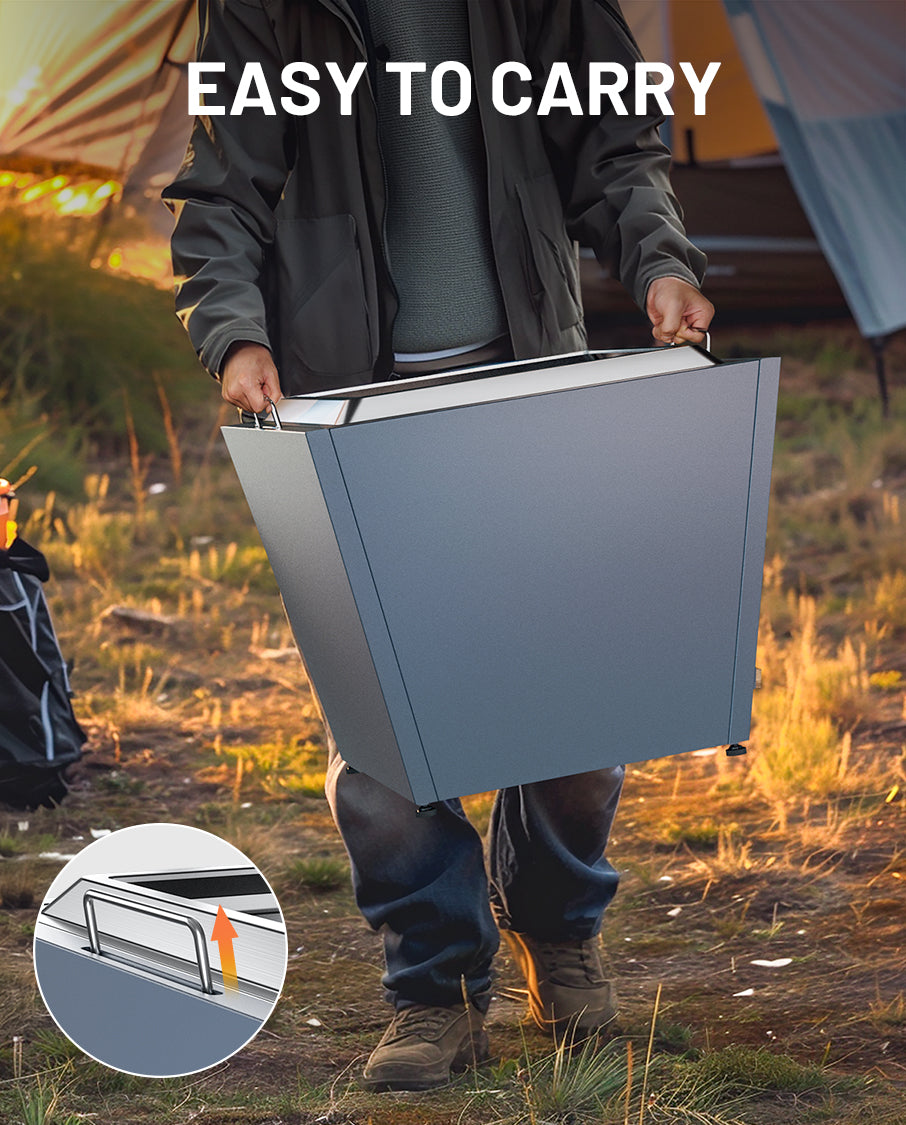 25 In Smokeless Fire Pit, Flat