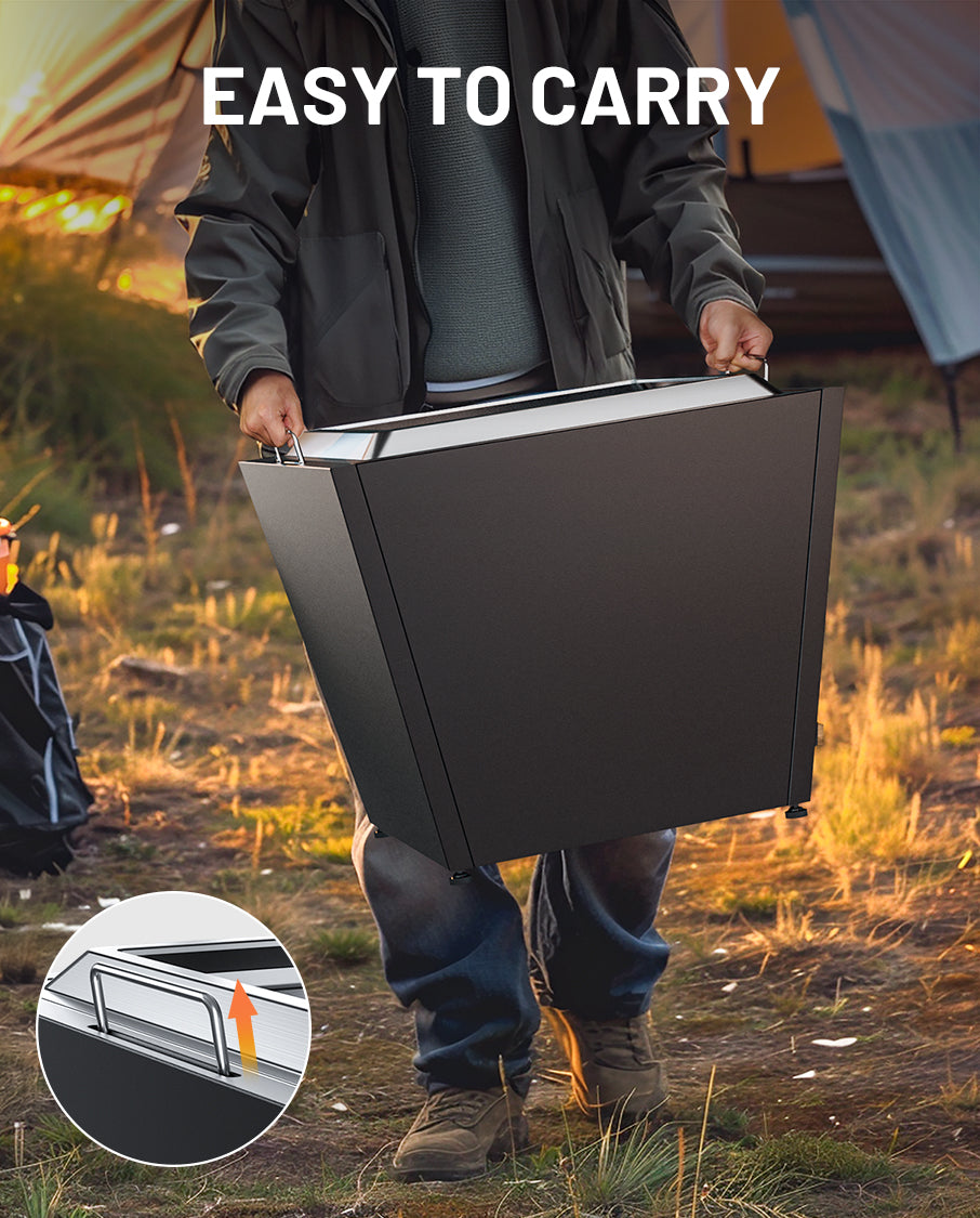 25 In Smokeless Fire Pit, Flat