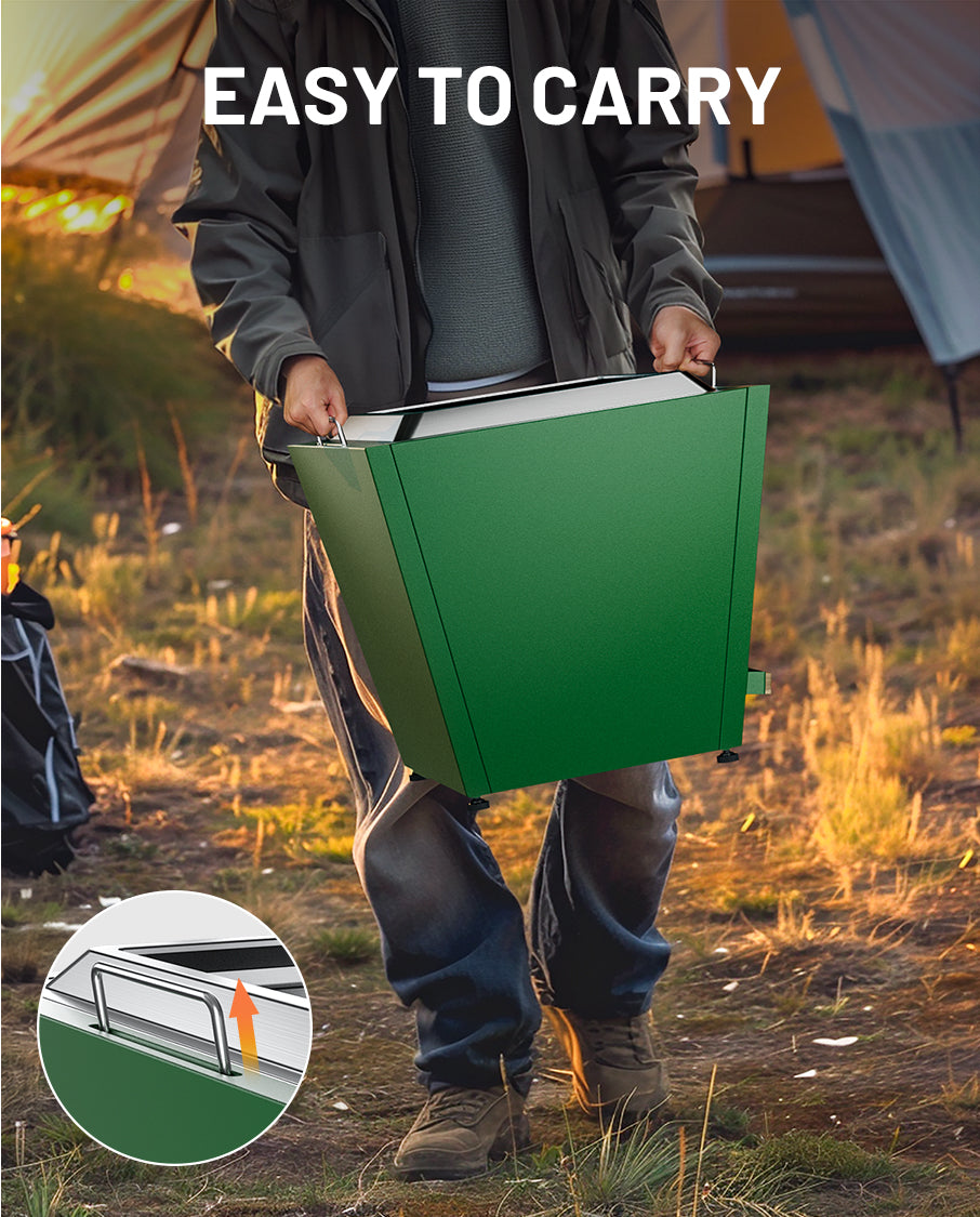 20 In Smokeless Fire Pit, Flat