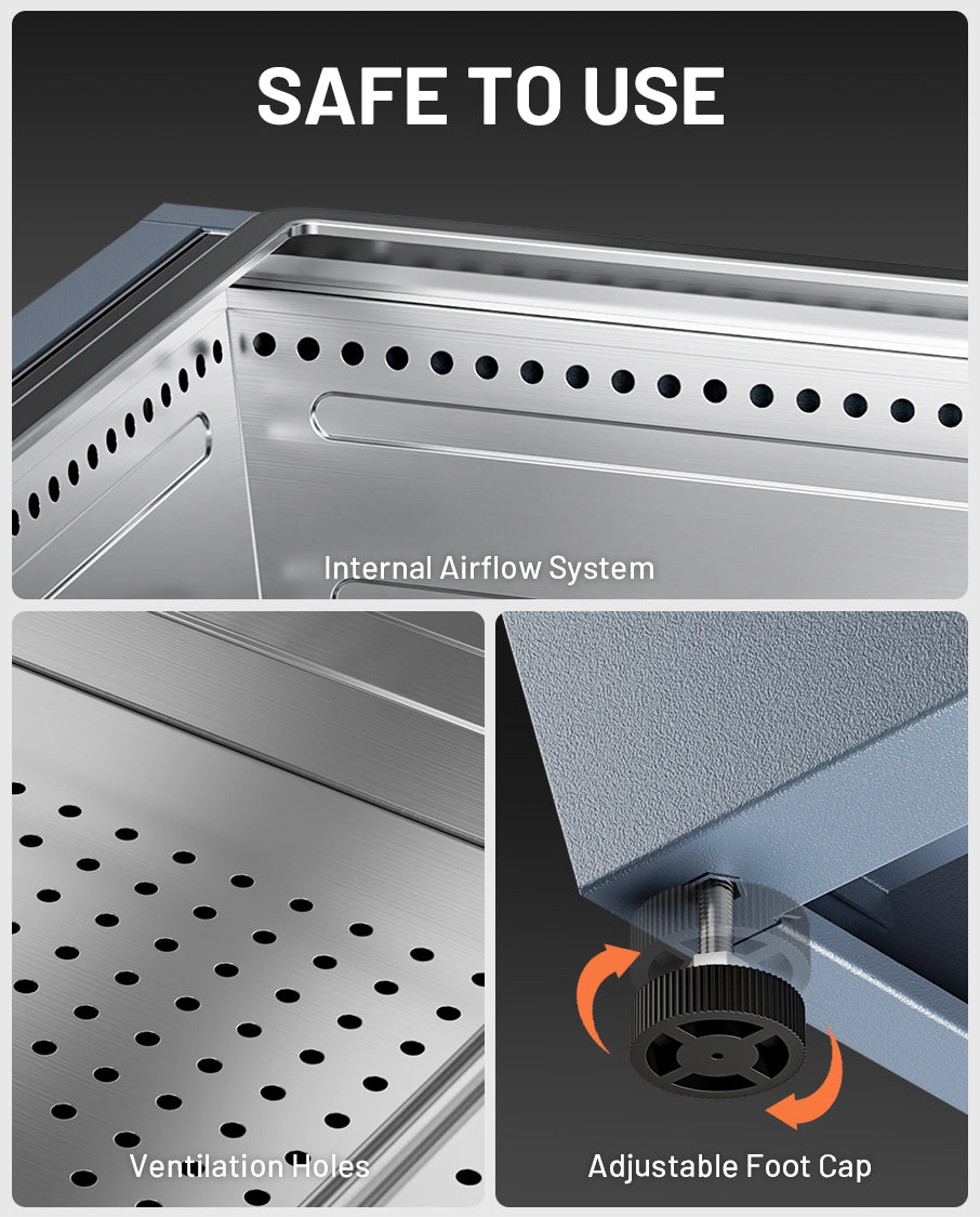 20 In Smokeless Fire Pit, Flat