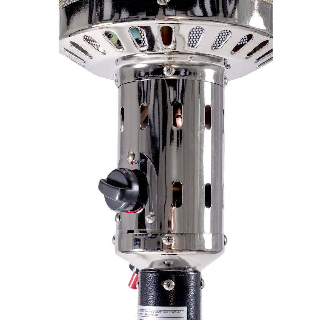 Standing Patio Heater - Hammered Black
