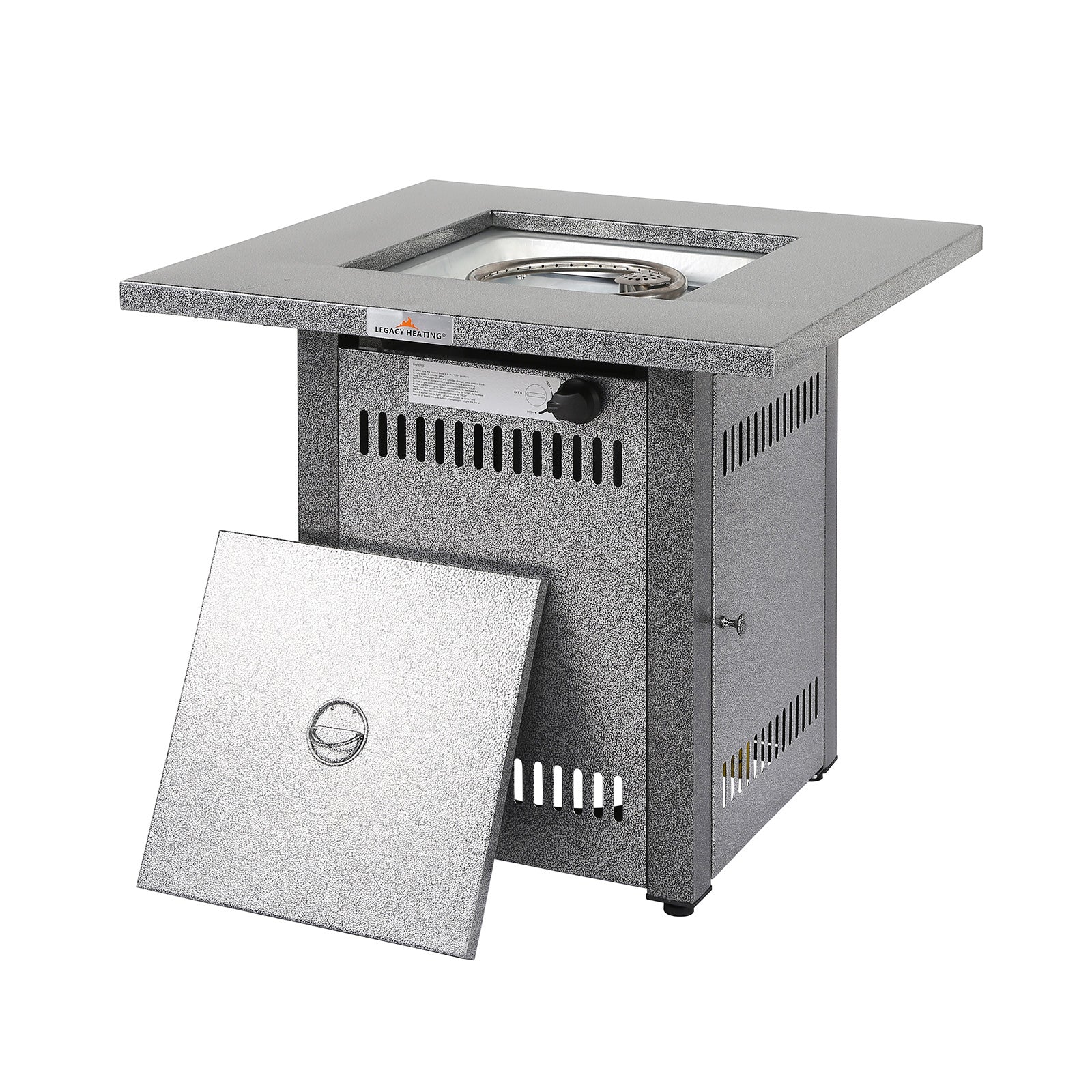 28 In Gas Fire Pit - Sliver