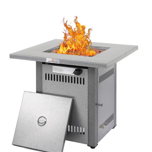 28 In Gas Fire Pit - Sliver