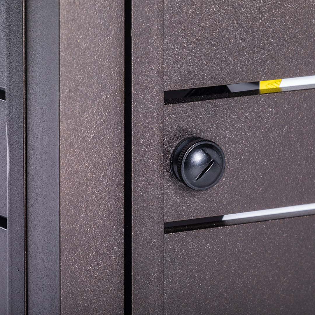 Rectangular Fire Pit Table With Stainless Steel Burner - Mocha