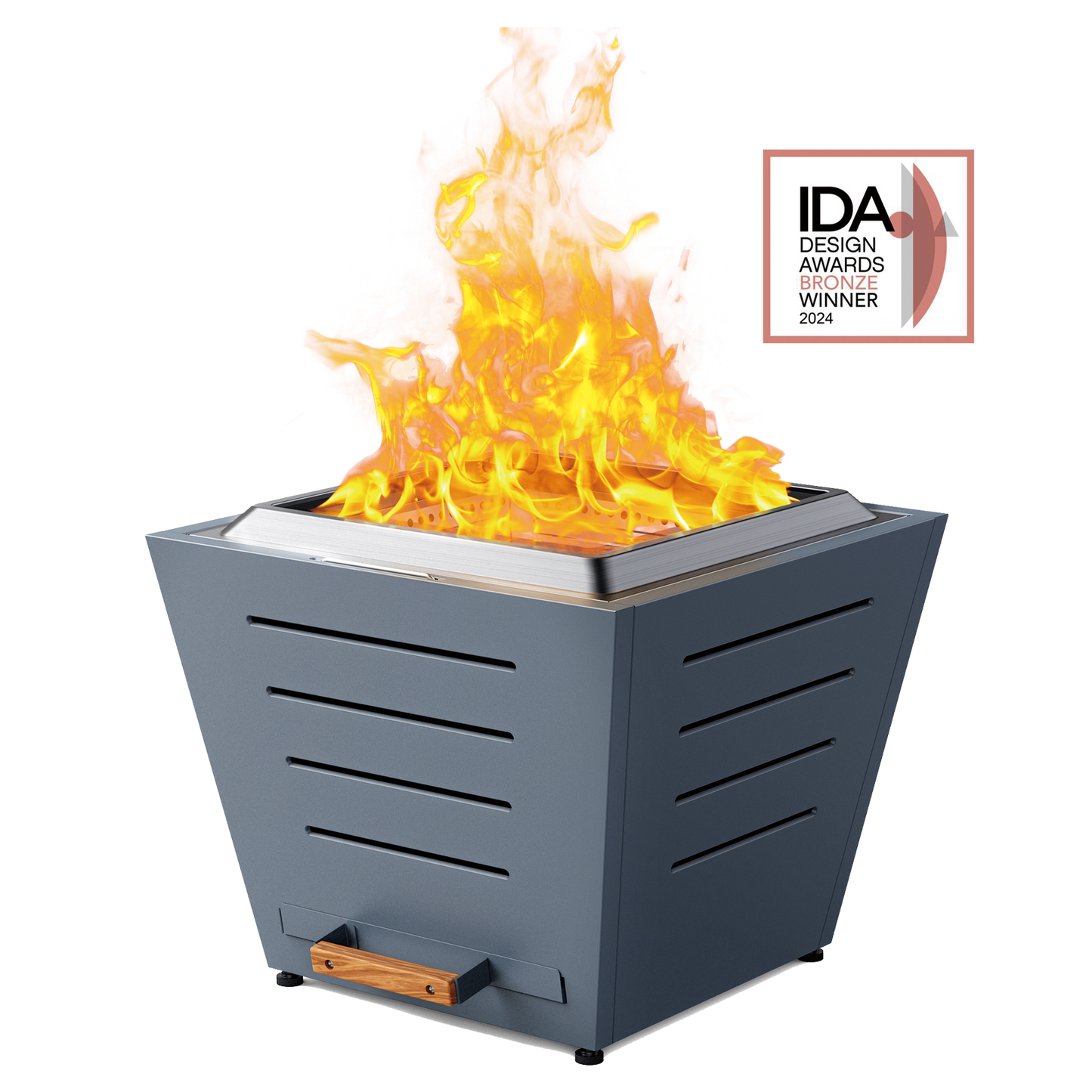 25 In Smokeless Fire Pit, Slatted