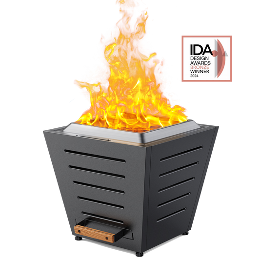 20 In Smokeless Fire Pit, Slatted