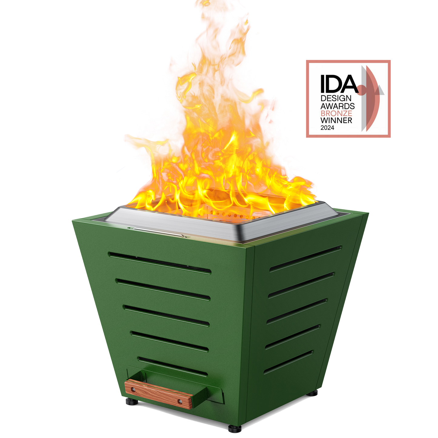 20 In Smokeless Fire Pit, Slatted