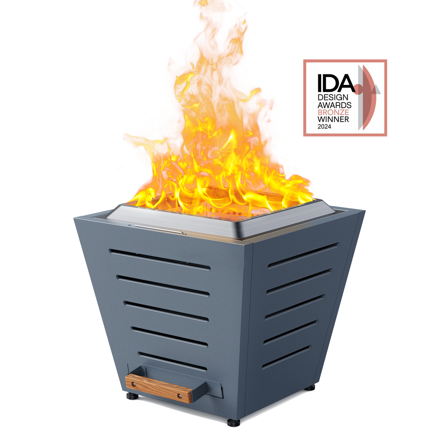 20 In Smokeless Fire Pit, Slatted