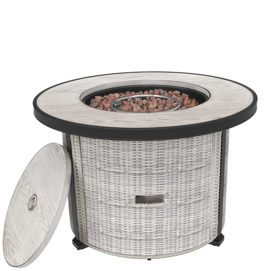 36 In Gas Fire Table