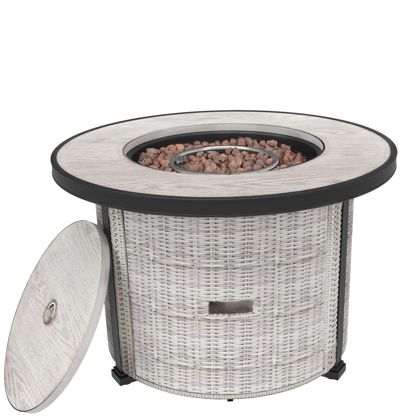 36 In Gas Fire Table