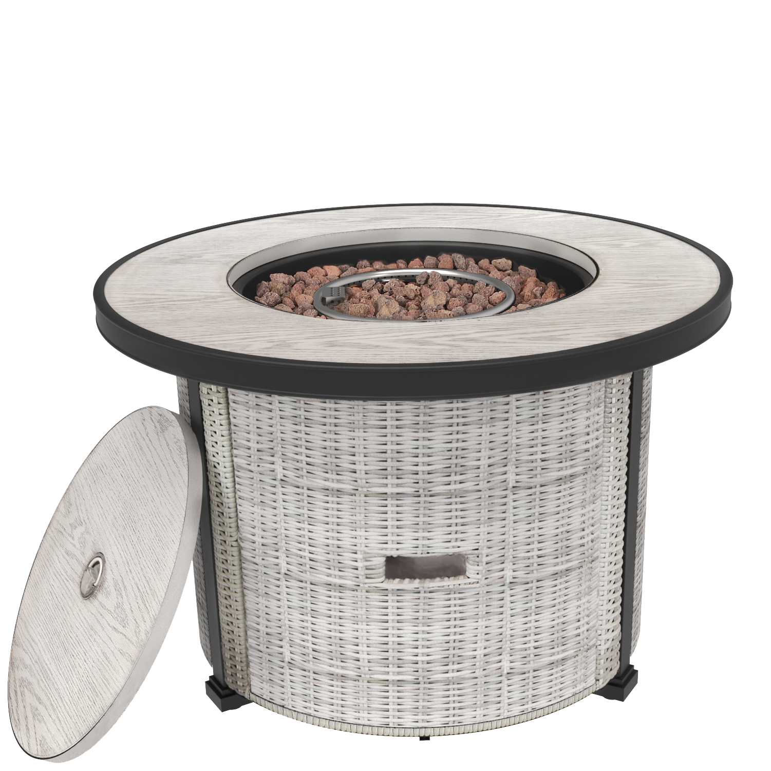 36 In Gas Fire Table