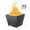 25 In Smokeless Fire Pit, Flat