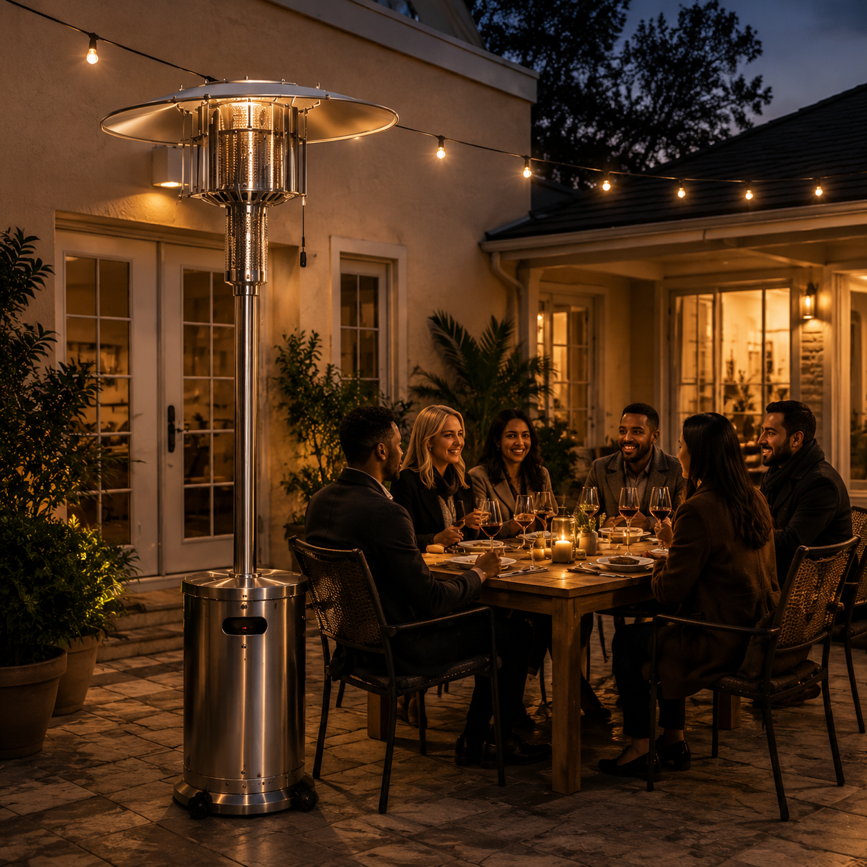 Zone Heat Tech Patio Heater - ZH07-SS