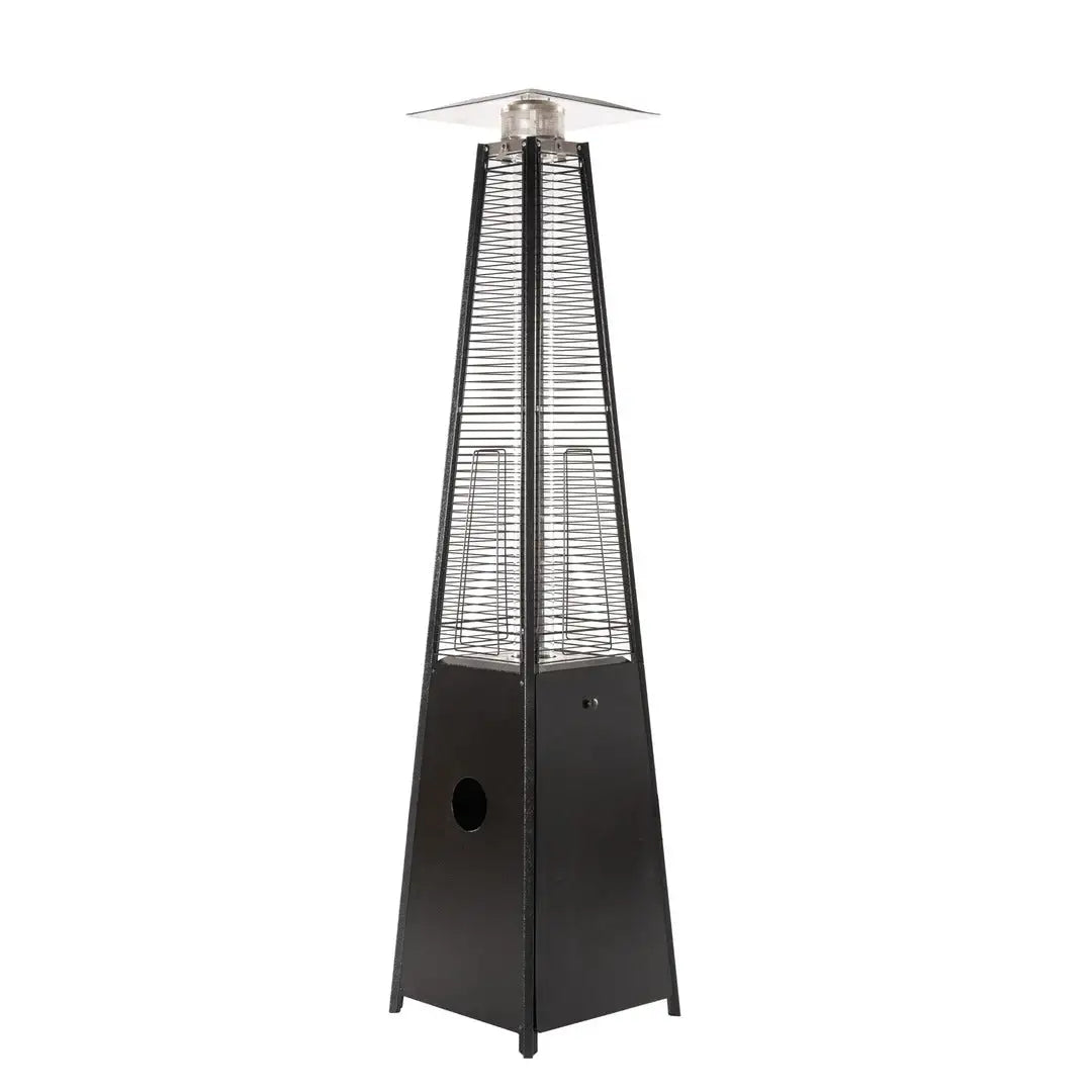 Pyramid Flame Patio Heater – Hammered Black
