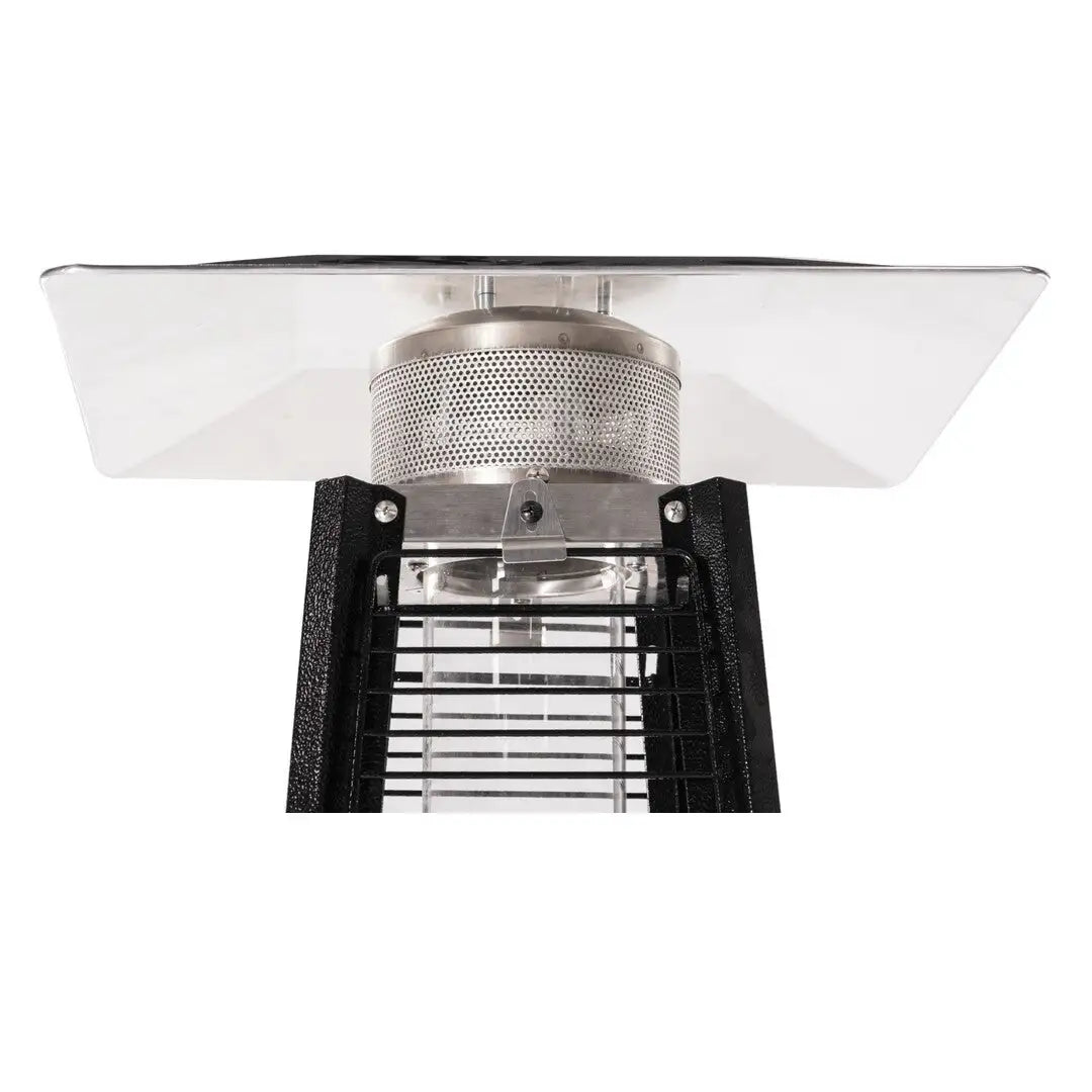 Pyramid Flame Patio Heater – Hammered Black